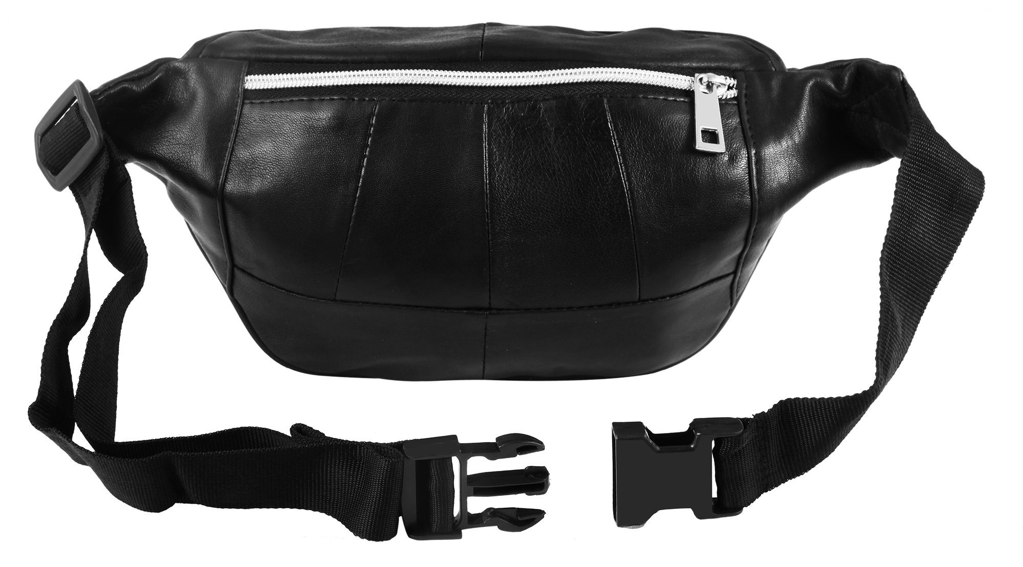 STEINMEISTER Bauchtasche Siham Unisex Gürteltasche Hüfttasche aus Echtleder