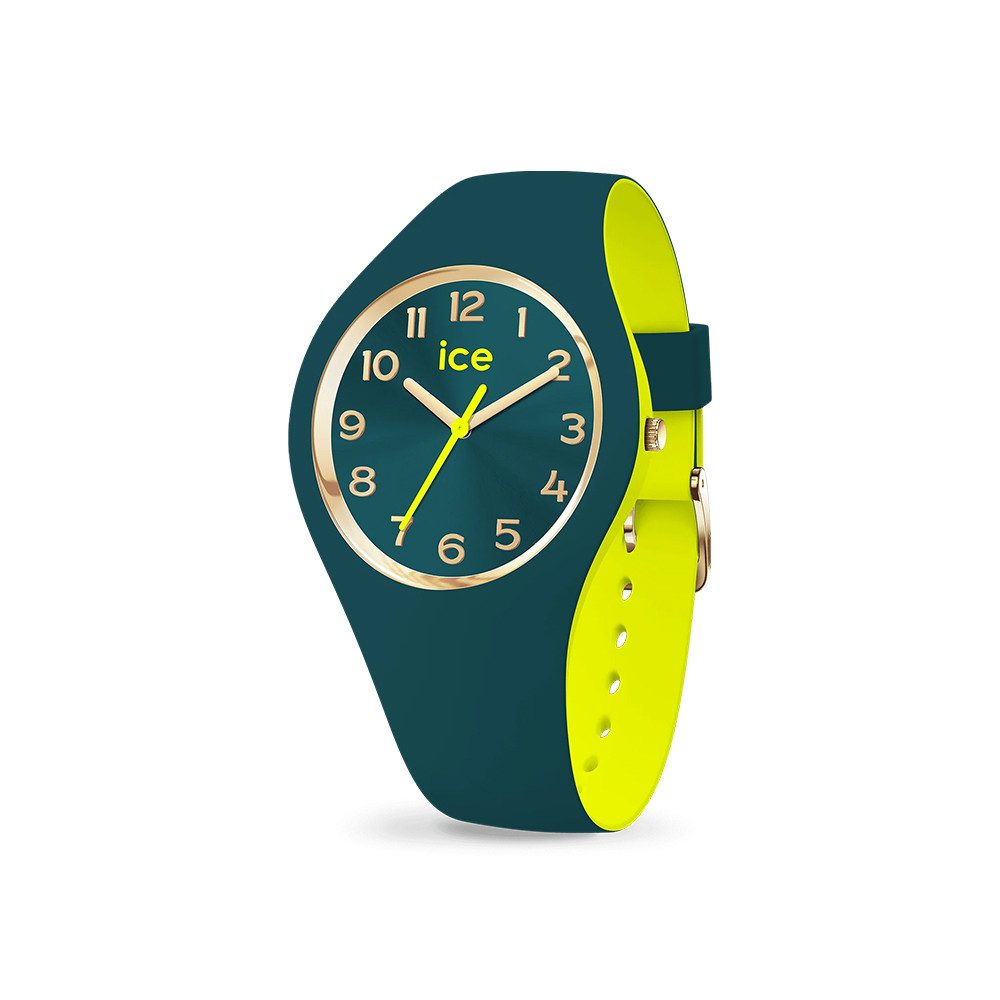 ice-watch Quarzuhr Ice-Watch Ice Duo Chic Dark Green Lime (S) 023280, Hochwertiges Produkt mit zeitlosem Design, sorgfältiger Verarbeitung