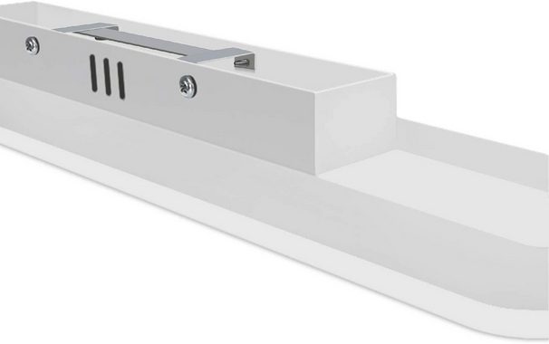 ZMH LED Deckenleuchte »Deckenleuchte Panel dimmbar mit Fernbedienung aus Metall und Acryl weiße Bürolampe für Wohnzimmer Schlafzimmer Flur Küche Balkon«