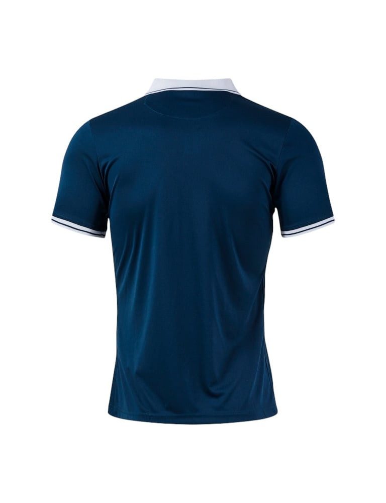 Joma Poloshirt Galaxy (100% rec. Polyester, leicht, atmungsaktiv) navyblau/weiss