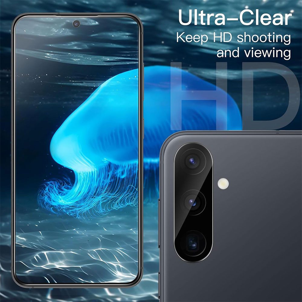 FITSU Handyhülle Hülle für Samsung Galaxy A17 (5G) Case mit Schutzglas und Kameraschutz 6,7 Zoll, Case für Galaxy A17 (5G) Hülle mit Schutzglas und Kameraprotek – Bild 4 von 4