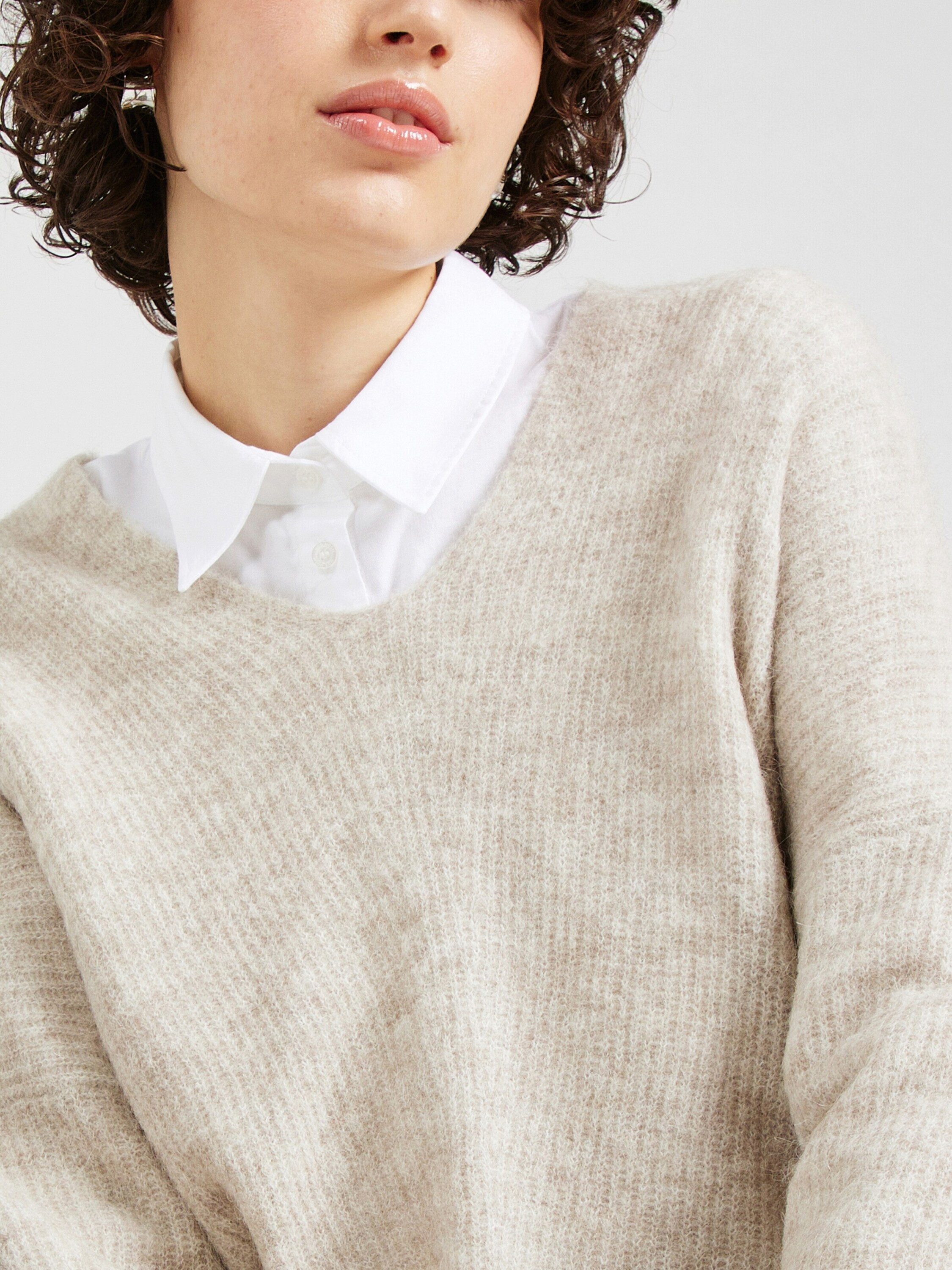 Mos Mosh Strickpullover (1-tlg) Plain/ohne Details
