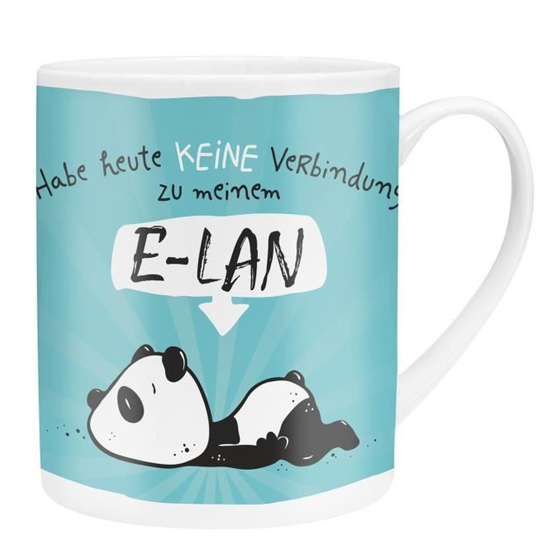Sheepworld Tasse Sheepworld - XL Geschenk- Büro- Kaffee- Tasse "Heute kein E-LAN" 0,6l