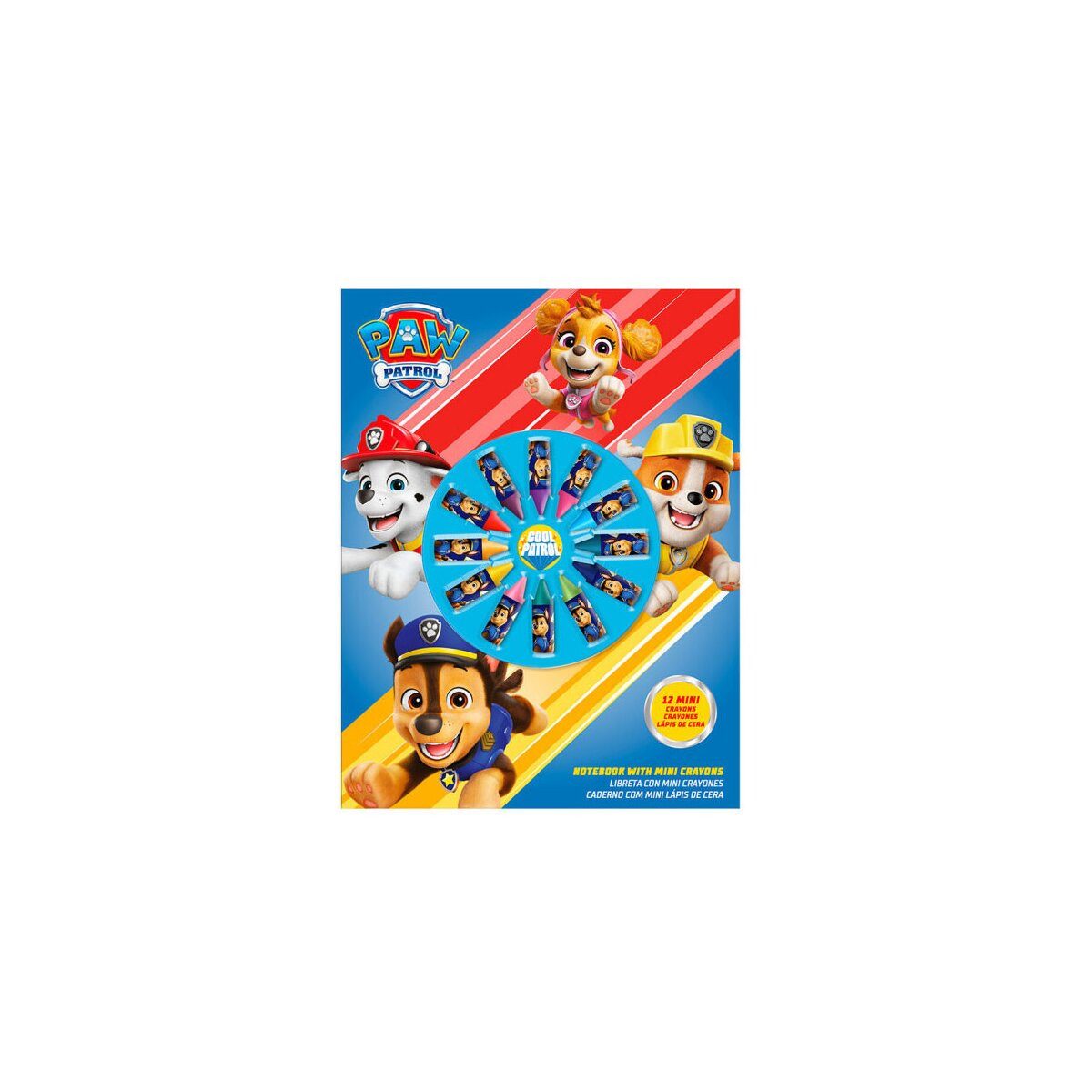 PAW PATROL Kreativset Paw Patrol Duty Calls Heft + Mini-Buntstift-Set für Kinder