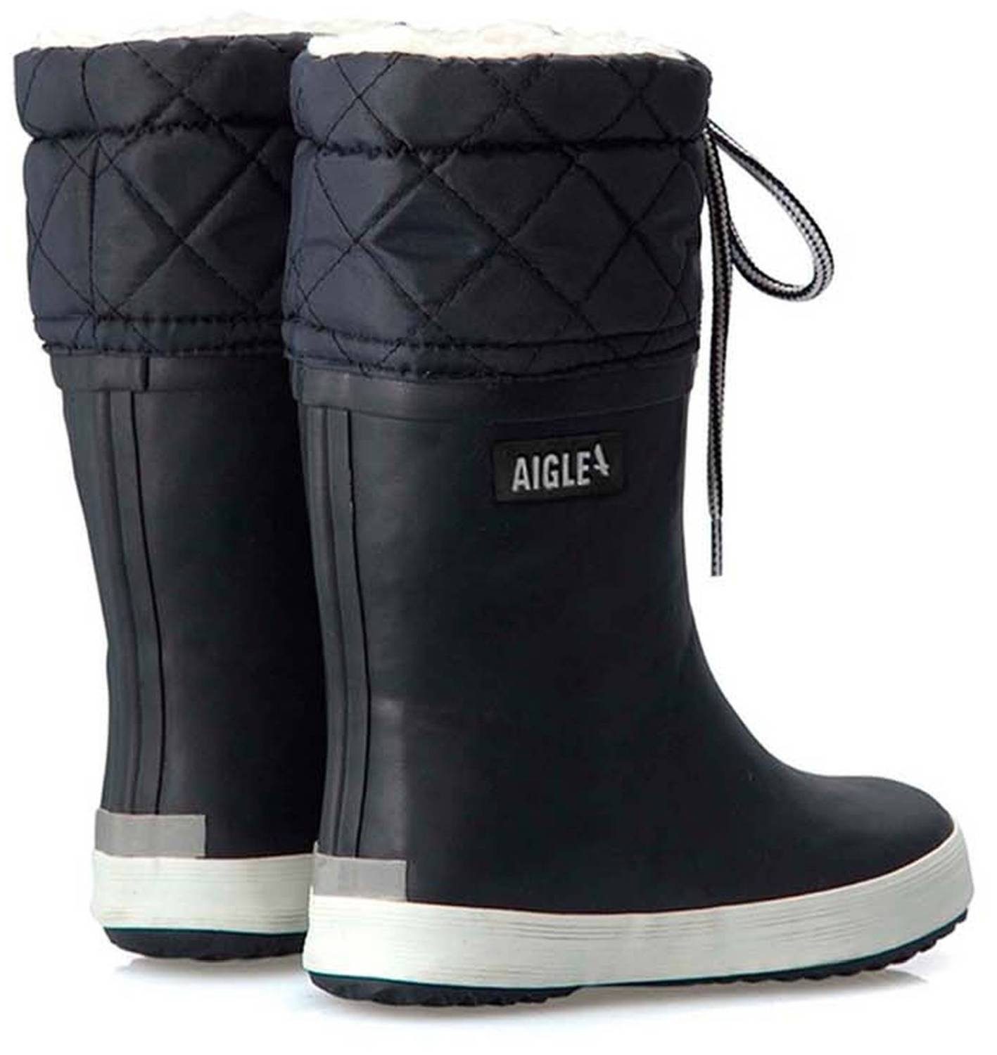 Aigle 2 Gummistiefel Marine/Blanc Giboulee Aigle