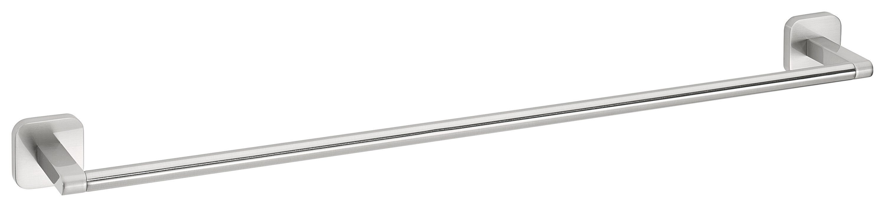 tesa Полотенцесушители ESTEETIC Handtuchstange ohne Bohren - 5,0 cm : 63,0 cm : 8,5 cm, selbstklebender Полотенцесушители - Edelstahl - silber matt