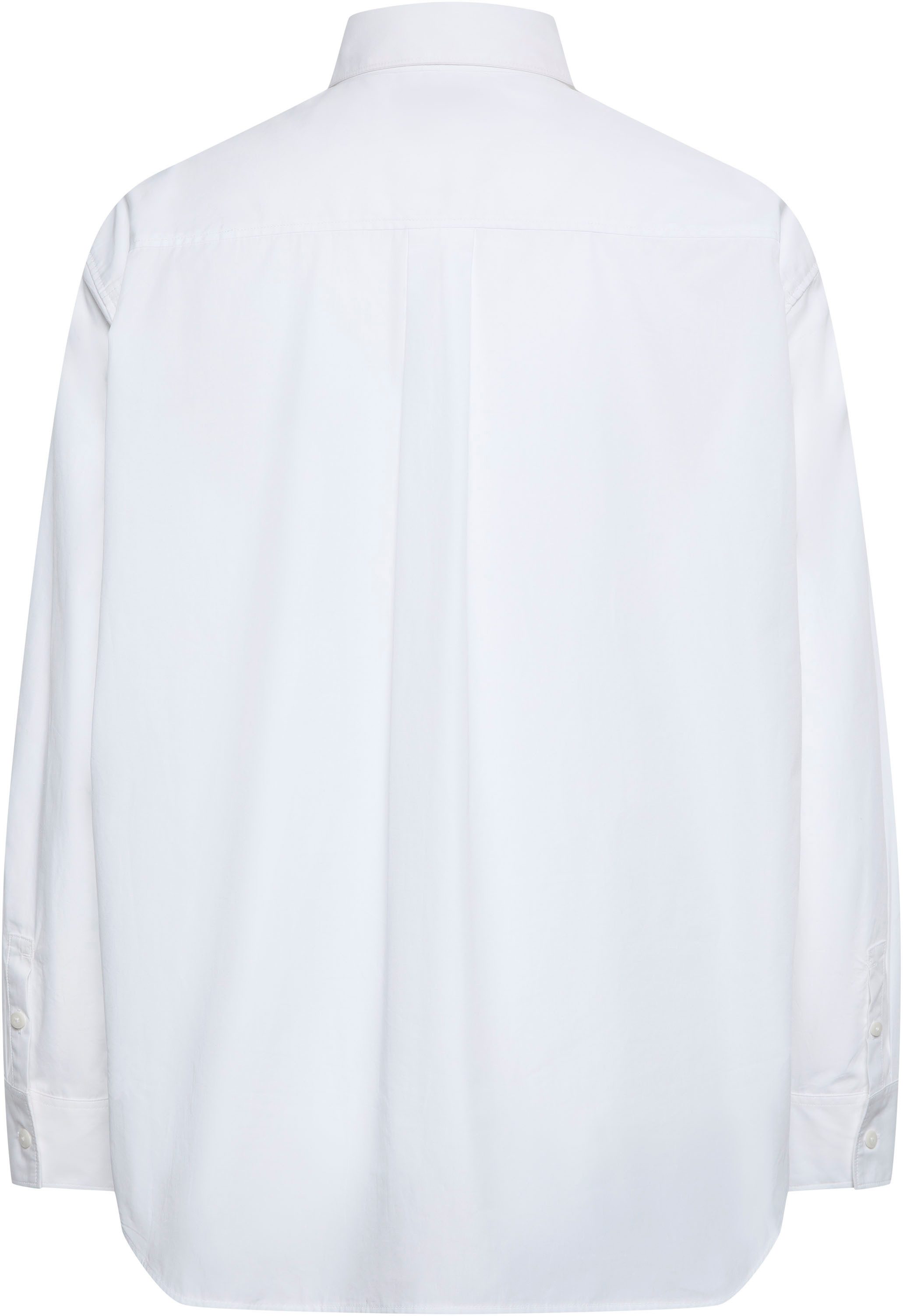 Calvin Klein Jeans Hemdbluse COTTON POPLIN RELAXED SHIRT Regular fit mit Hemdblusenkragen