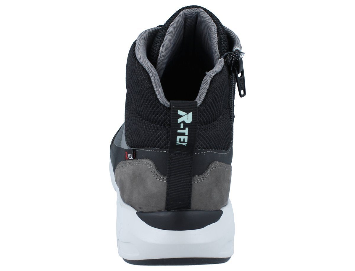 Rieker RIEKER Damen High Sneaker grau Leder Textil - Größe: 39 Winterstiefel Wechselfußbett