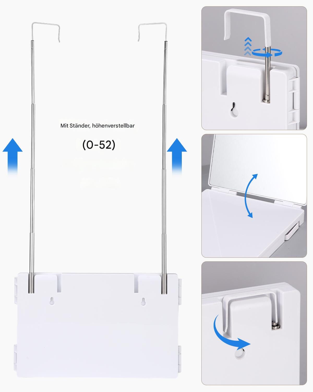SinLaw LED-Lichtspiegel 360° Schminkspiegel,Drei Spiegel, Tragbarer Spiegel günstig online kaufen
