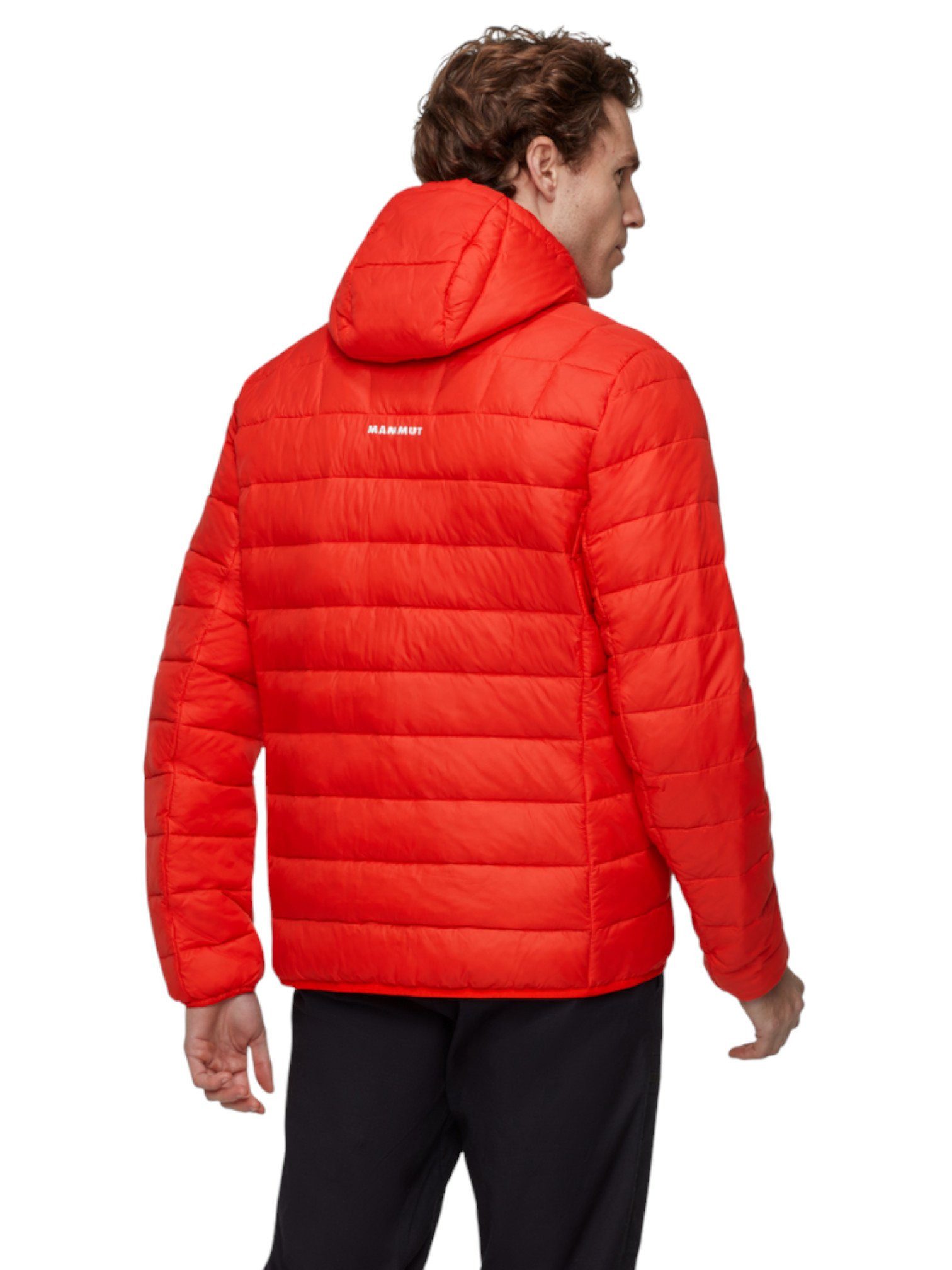 Mammut Winterjacke Crag Insulated Hooded (warm, leicht) rot Herren