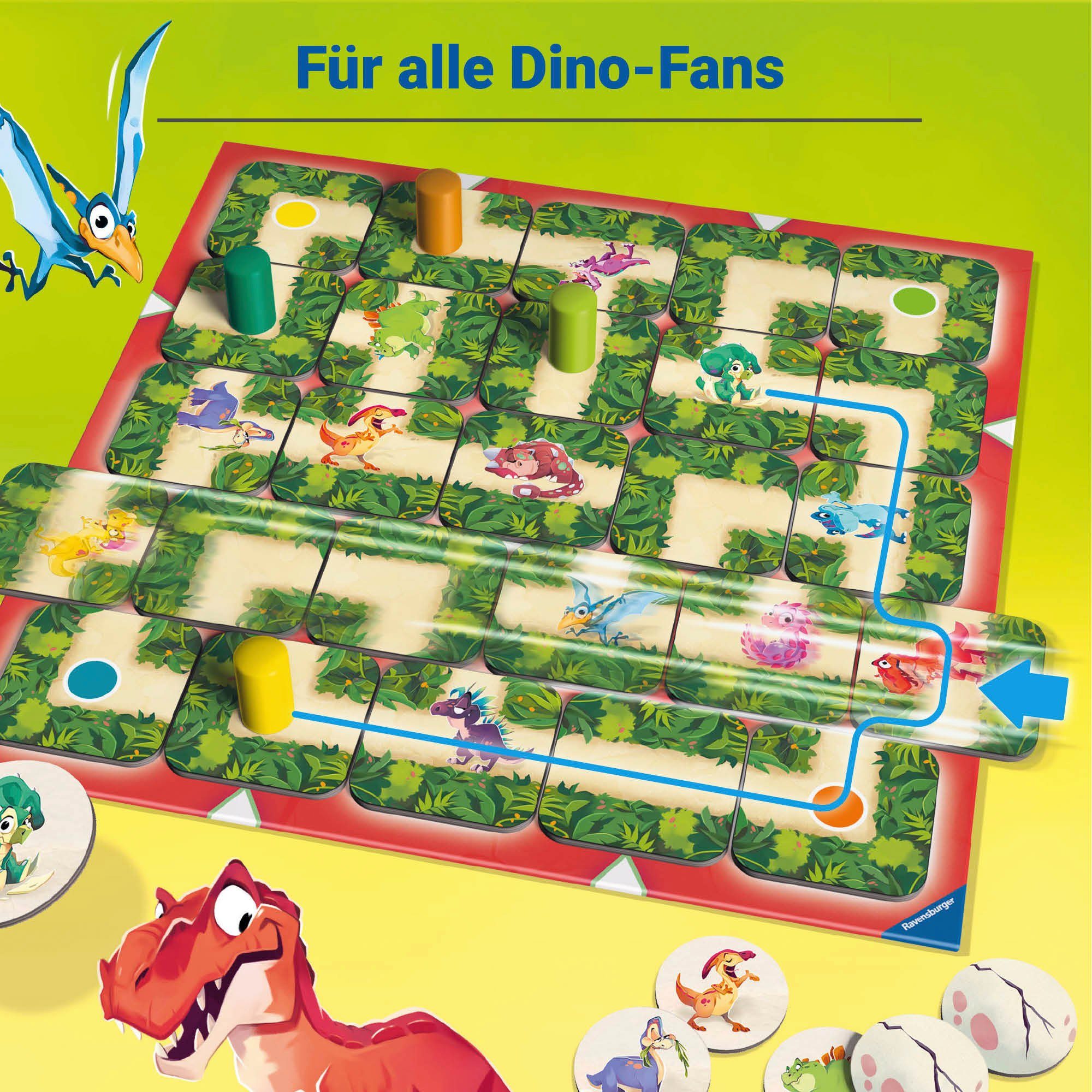 Ravensburger Spiel Dino Junior Labyrinth, Merkspiel, Made in Europe