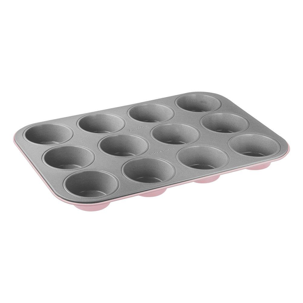 Zenker Muffinplatten Candy für 12 Muffins, Stahlblech