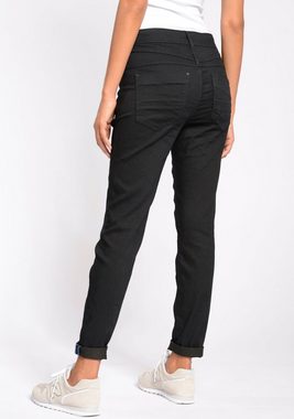 GANG 5-Pocket-Jeans 94Amelie aus Sweatdenim mit schrägen tief sitzenden Gesäßtaschen