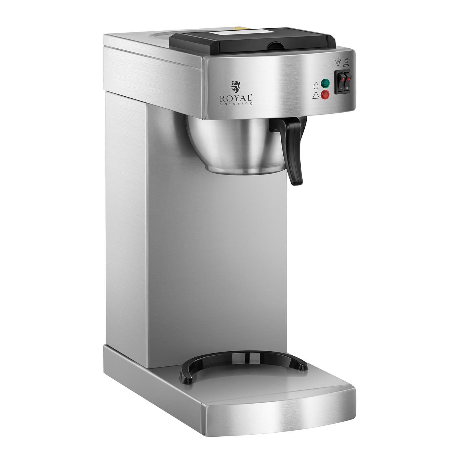 Royal Catering Filterkaffeemaschine Gastro Kaffeemaschine - 2,2 L -  3-Fach-Schutz - inkl. Zubehör