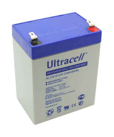 Ultracell »Ultracell UL2.9-12 12V 2,9Ah Bleiakku AGM Blei Gel« Bleiakkus