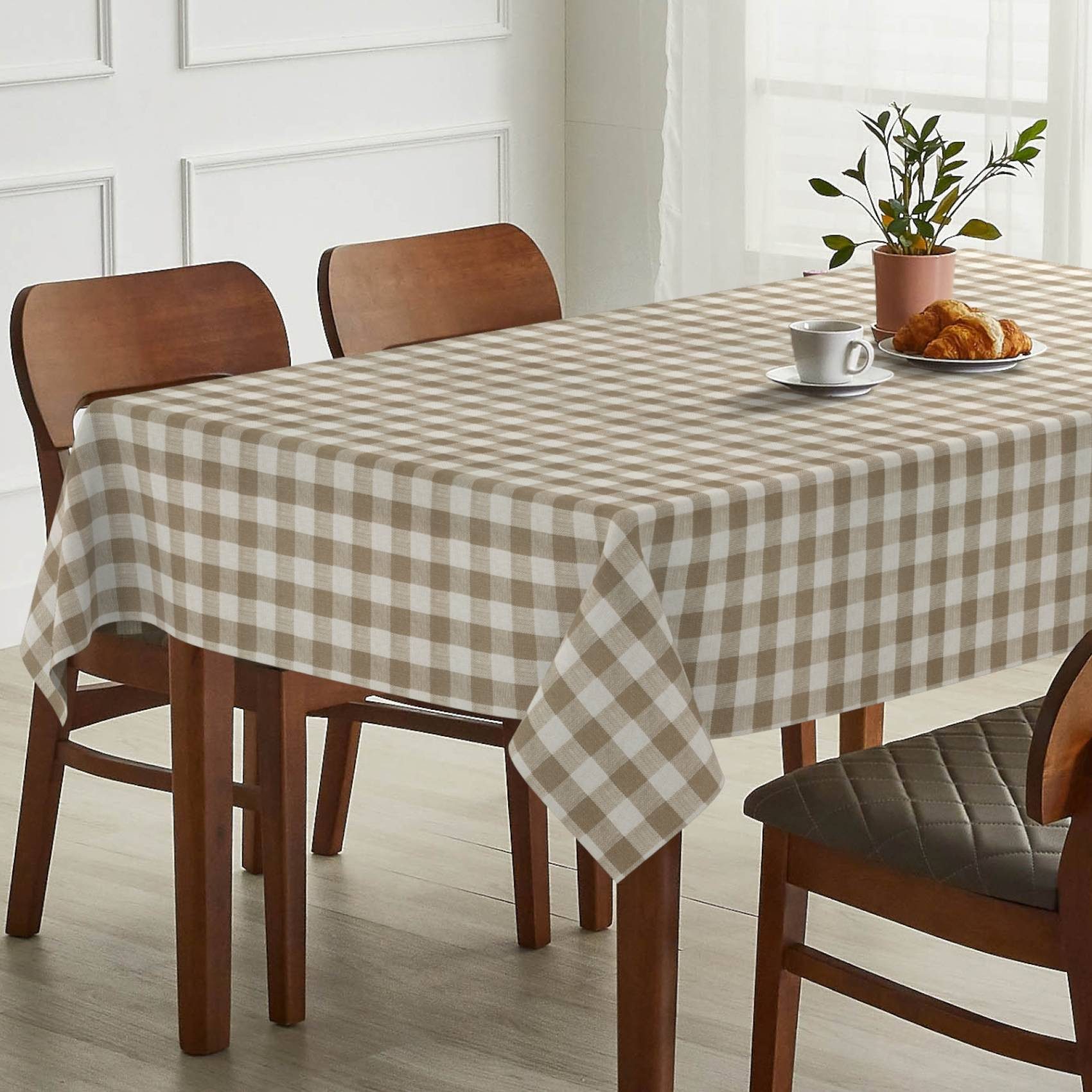 ANRO Tischdecke Stoff Digitalprint Tischtuch EasyClean günstig online kaufen