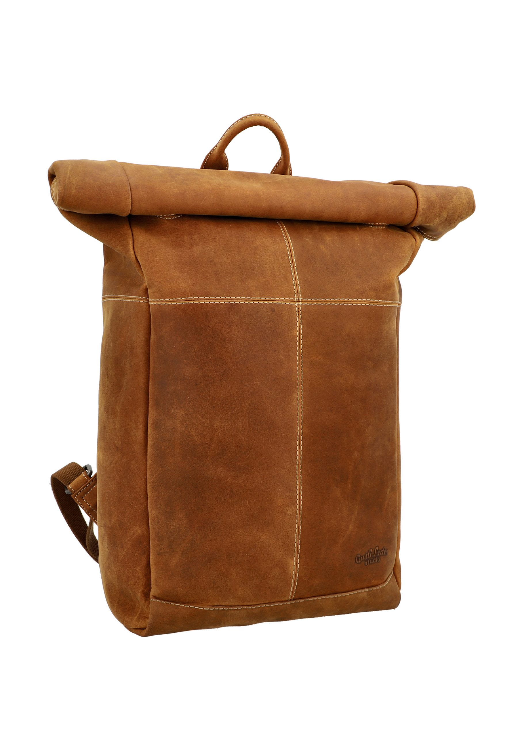 Gusti Leder Rucksack Gusti Leder Rolltop Joy (1-tlg)