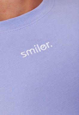 smiler. T-Shirt laugh. mit Label-Applikationen