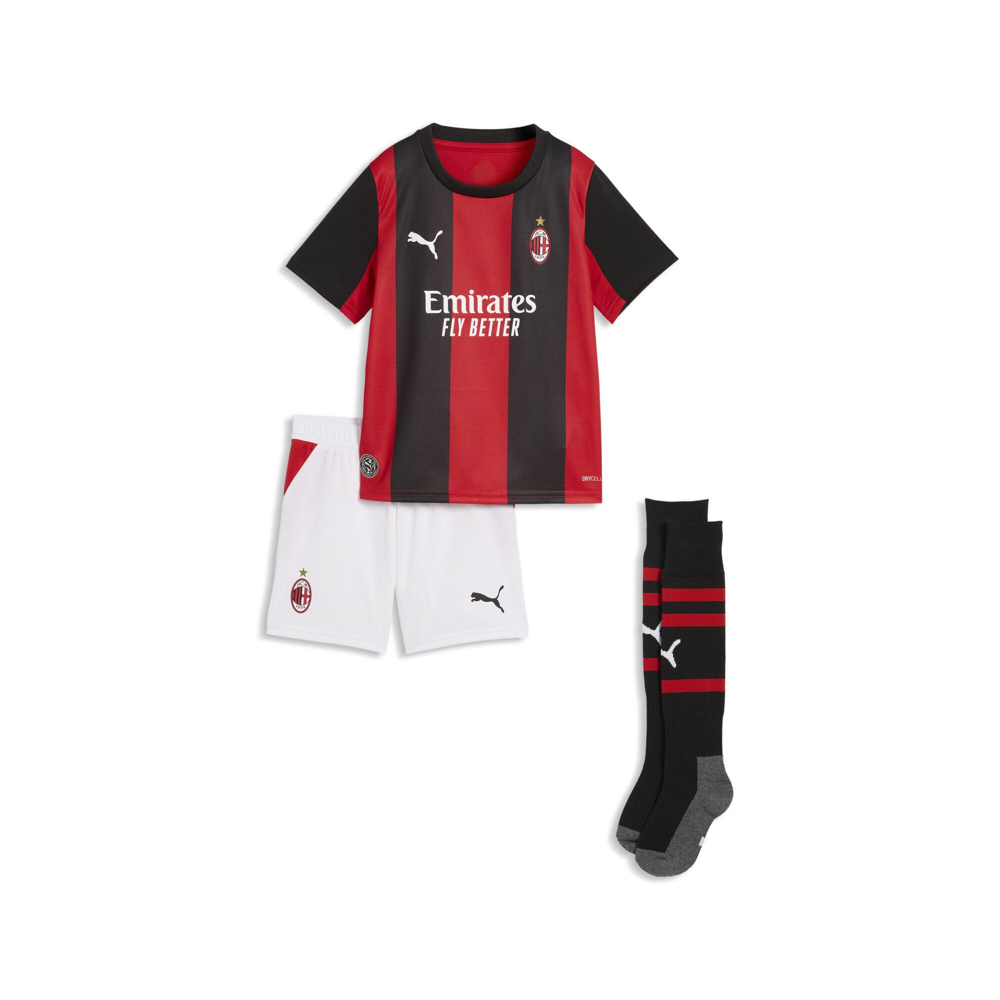 PUMA Trainingsanzug AC Milan 26/27 Heimtrikot Mini-Kit Kinder