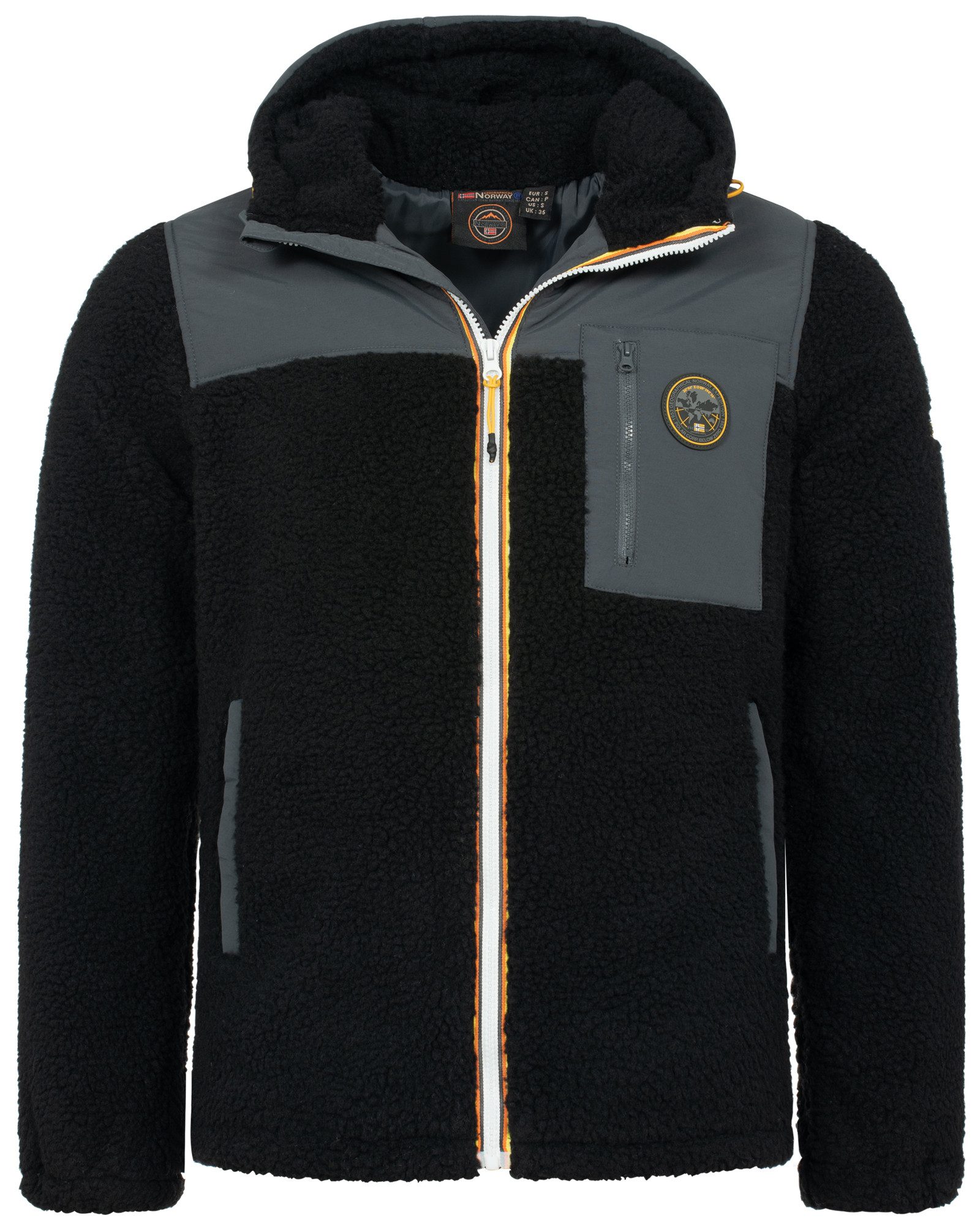 Geographical Norway Fleecejacke Herren Winter Jacke Herren Teddyfleece Outd günstig online kaufen