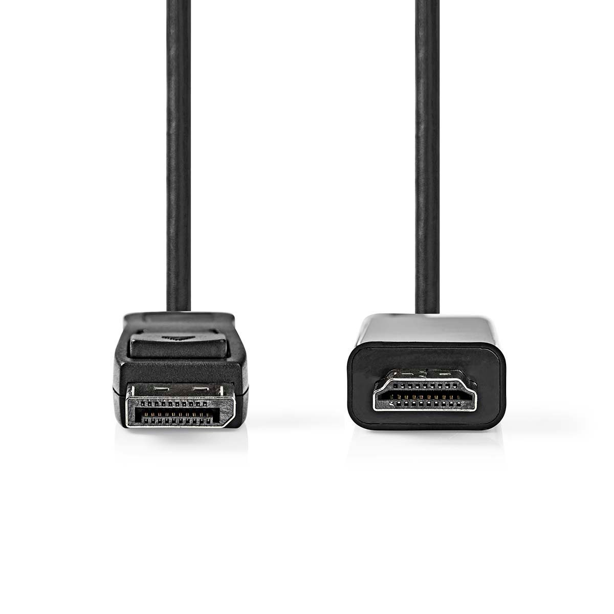 Nedis CCGL37100BK10 Audio- & Video-Kabel, Displayport-Kabel, Displayport-Kabel, DisplayPort, HDMI, 1080p, Plug-and-Play, flexible Nutzung, PVC