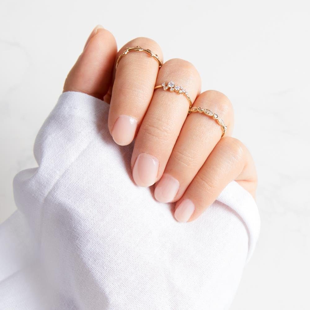 JEWLIX Silberring JEWLIX Ring aus rosévergoldetem 925er Silber mit Zirkonia – Bild 3 von 5