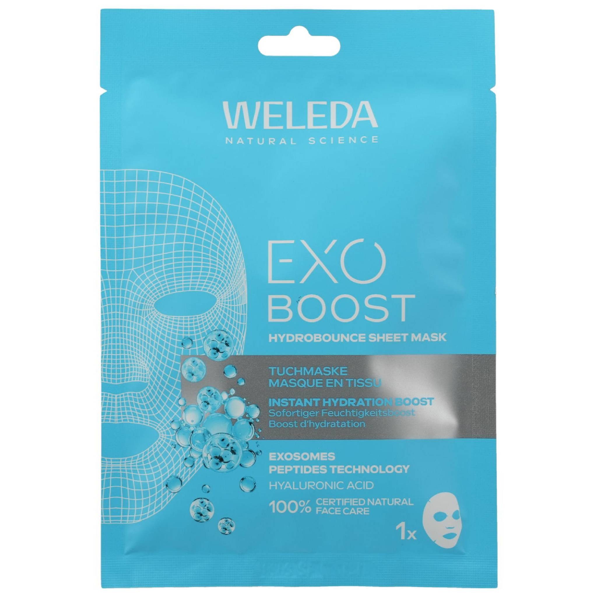 WELEDA Tuchmaske WELEDA Exo Boost Hydrobounce Tuchmaske