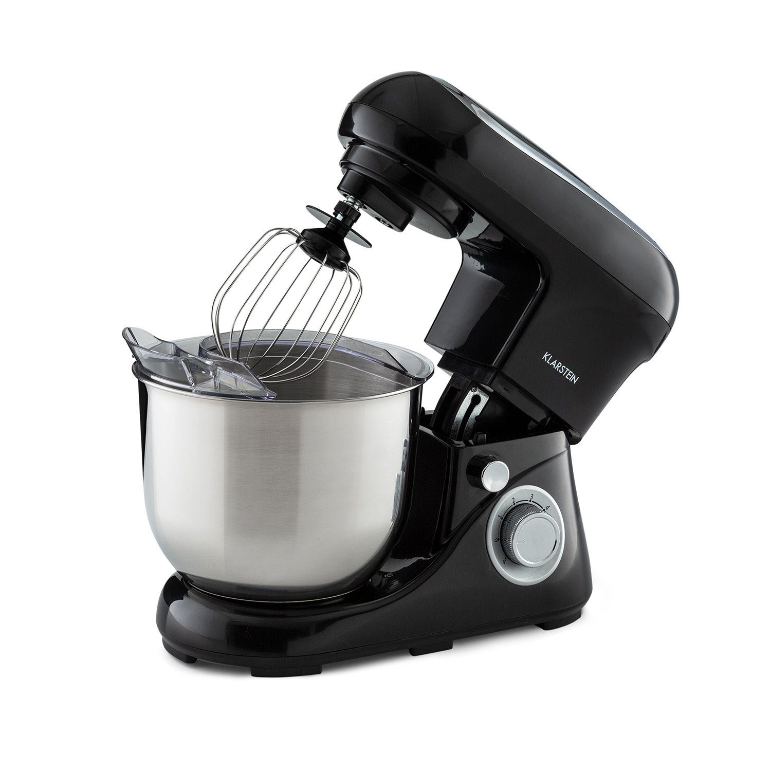 Klarstein Küchenmaschine mit Kochfunktion, 1300 W, 5 l Schüssel, Knetmaschine Teigmaschine Teigknetmaschine Rührmaschine Standmixer