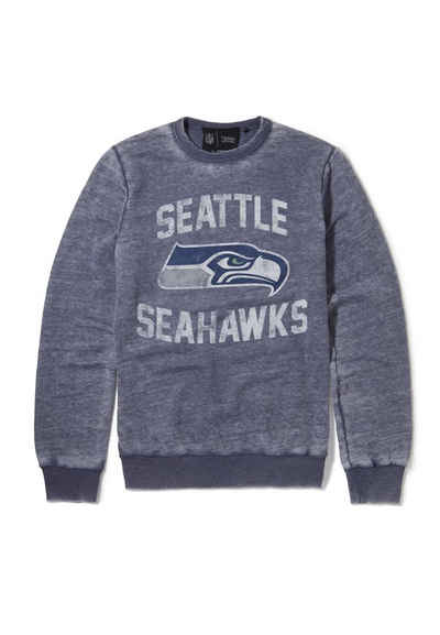 Recovered Sweatshirt NFL Seattle Seahawks Classic Print GOTS zertifizierte Bio-Baumwolle