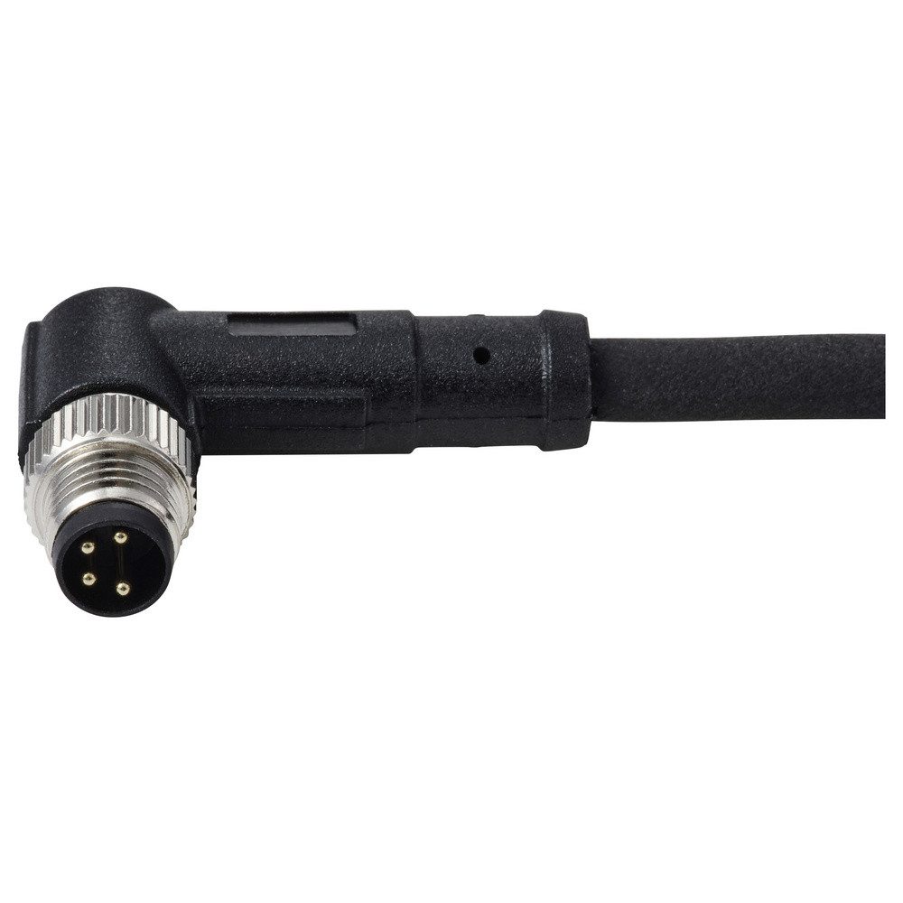TRU COMPONENTS Steckdose TRU COMPONENTS TC-13751860 Anschlussleitung M8 x 1 Stecker, gewinkelt, TC-13751860