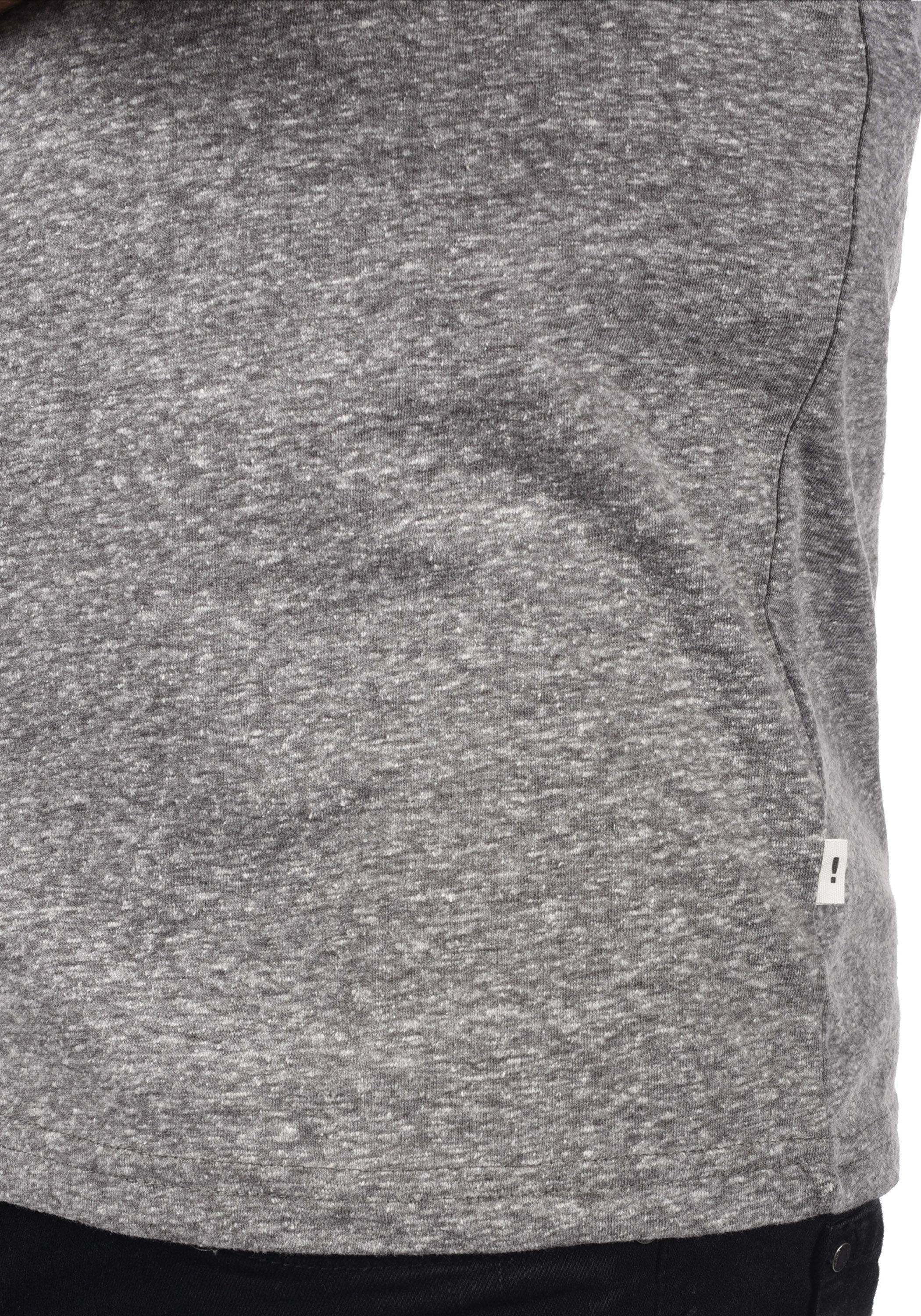T-Shirt !Solid Grey Melange V-Ausschnitt (8236) SDAlarus V-Shirt mit