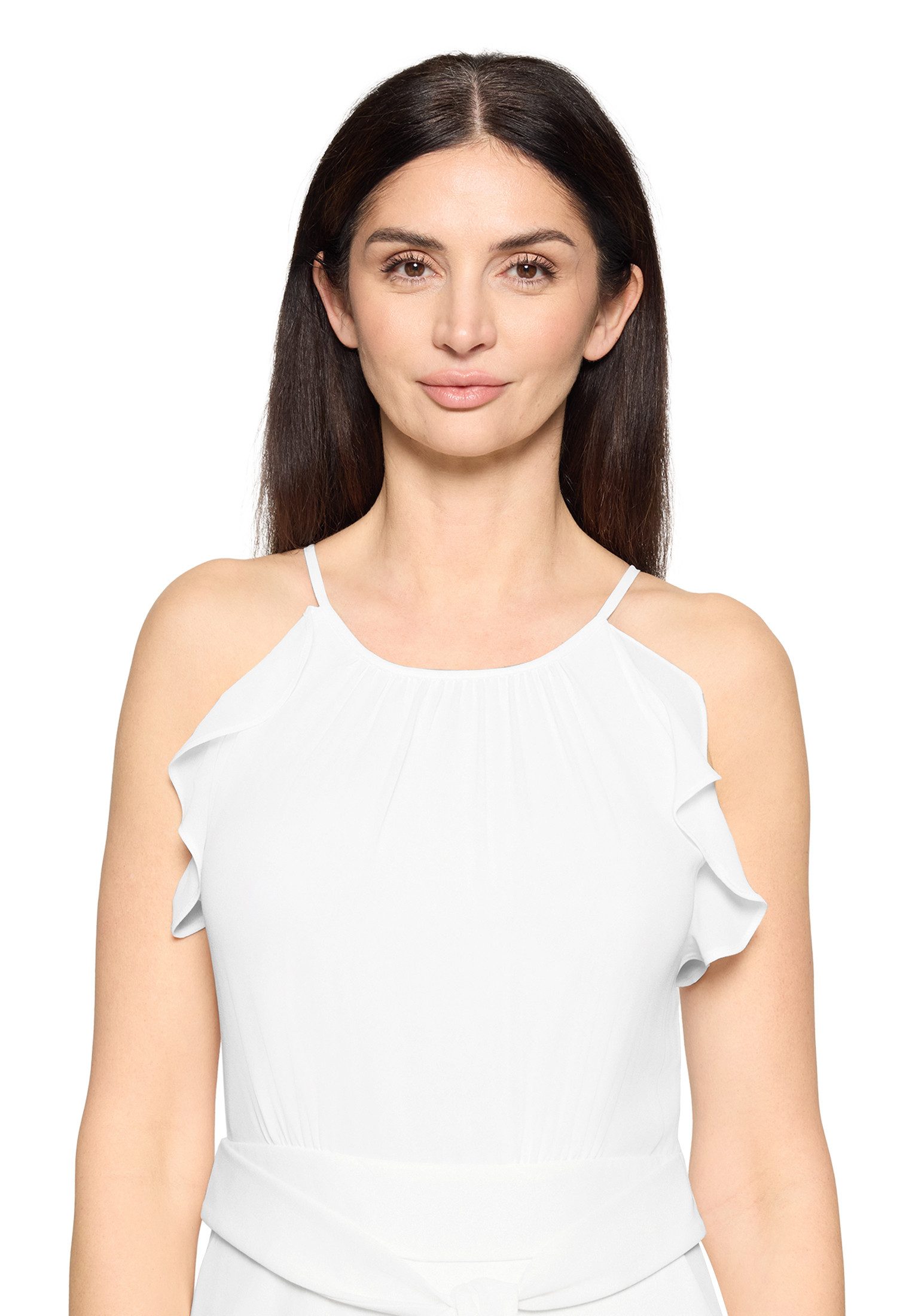 Vera Mont Overall Damen mit Volant (1-tlg) Bindeband