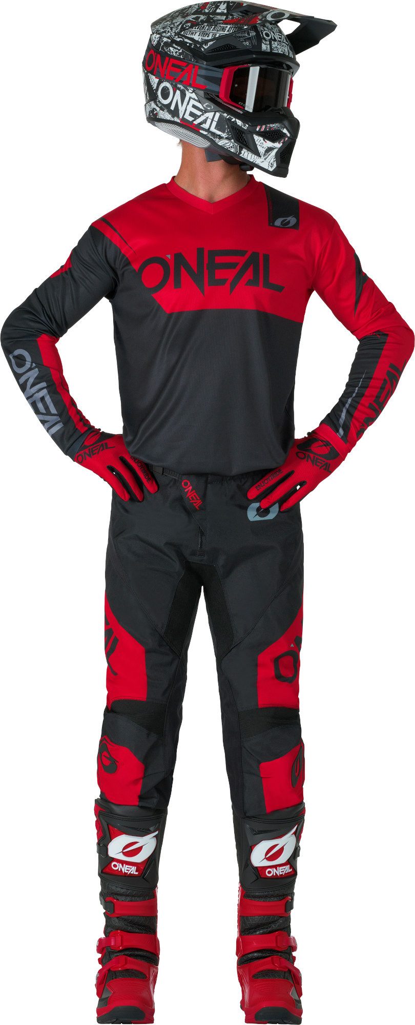 O’NEAL Motorradhose ELEMENT RACEWEAR Motocross Hose Atmungsaktiv robust