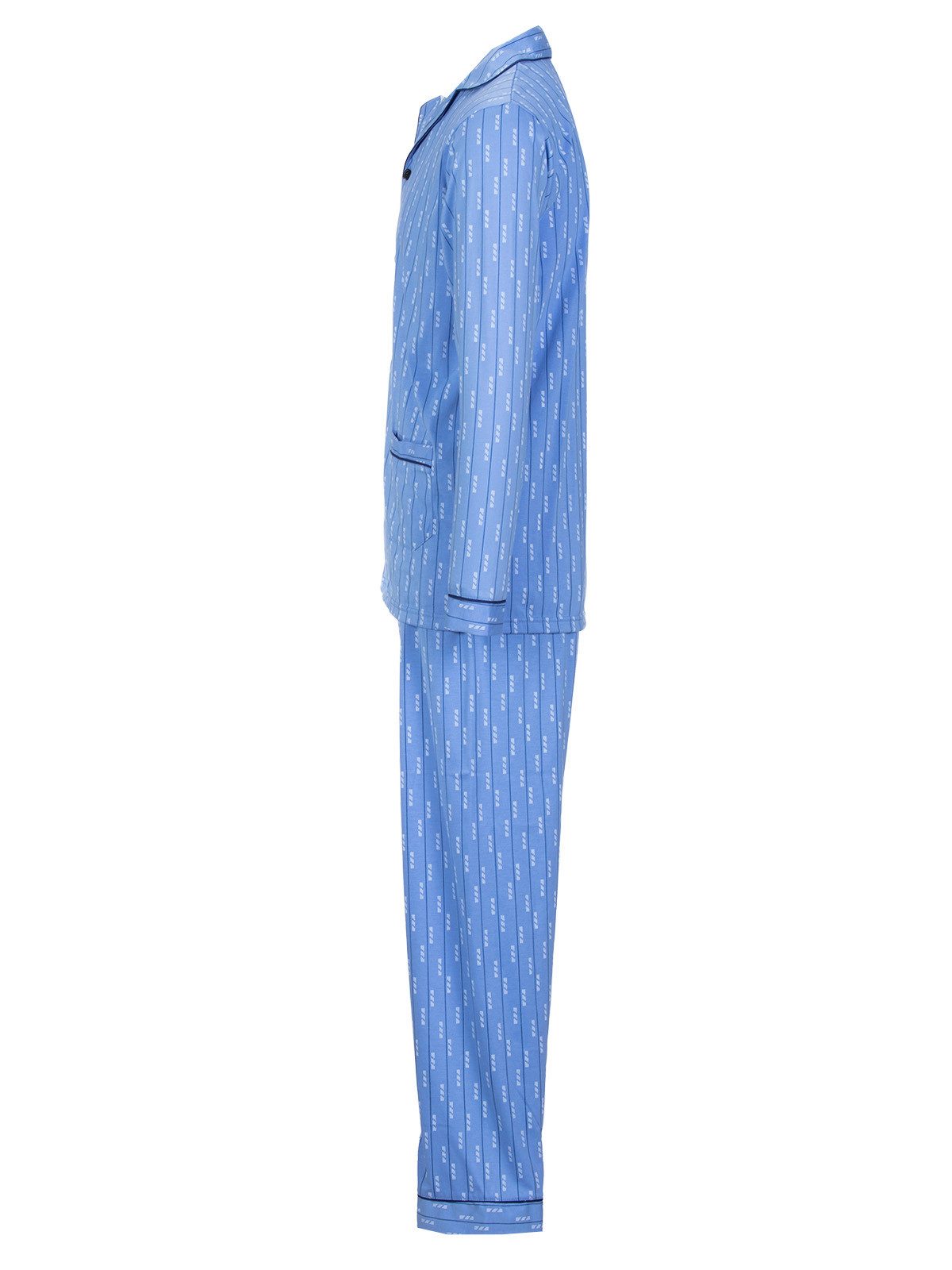 Lucky Nachthemd Pyjama Set Langarm - Kent Kragen Classic