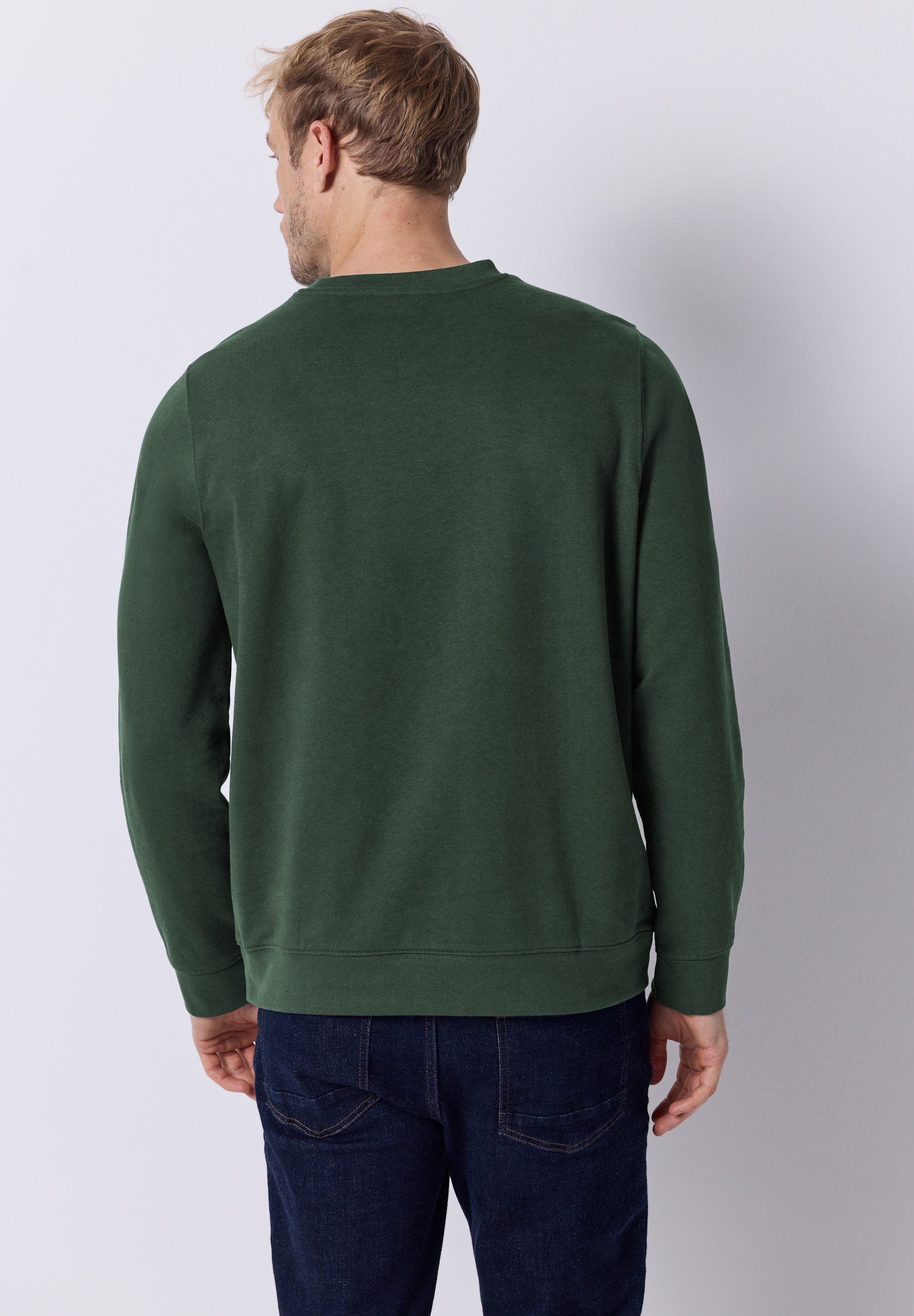 STREET ONE MEN Sweatshirt im soften Baumwoll-Mix