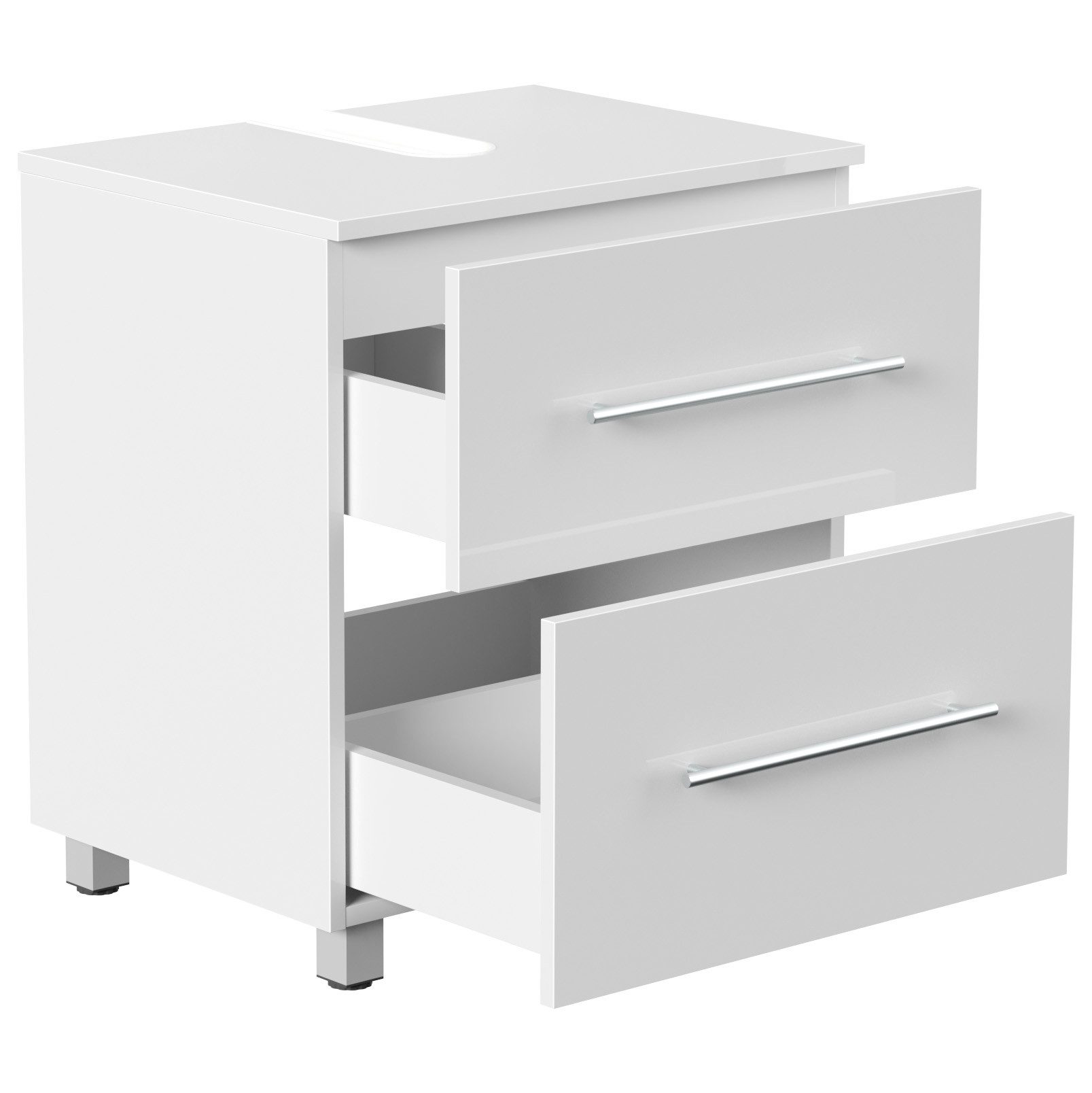 Magnolia Home Hängeschrank Universal Unterbau auf Standfüßen 55 cm SoftClos günstig online kaufen