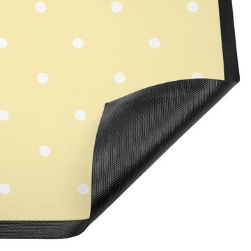 Fußmatte 60 x 90 cm Cupcake - Gelb Pastell - Geschenk, Matte, süße Tiermotive, Mr. & Mrs. Panda, Höhe: 0 mm
