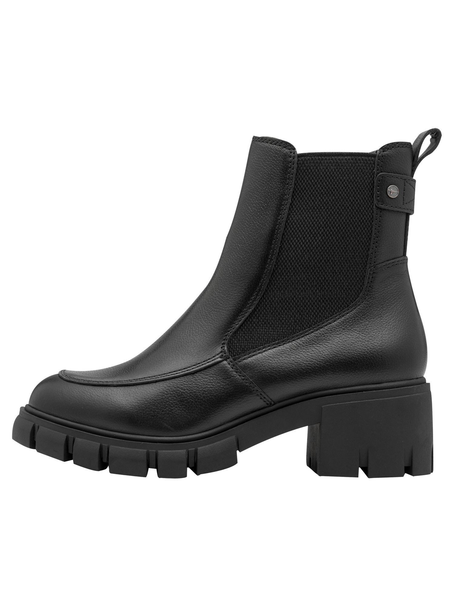 Tamaris TOUCH-IT aus Leder Blockabsatz 1-25822-45 Chelseaboots TOUCH-IT