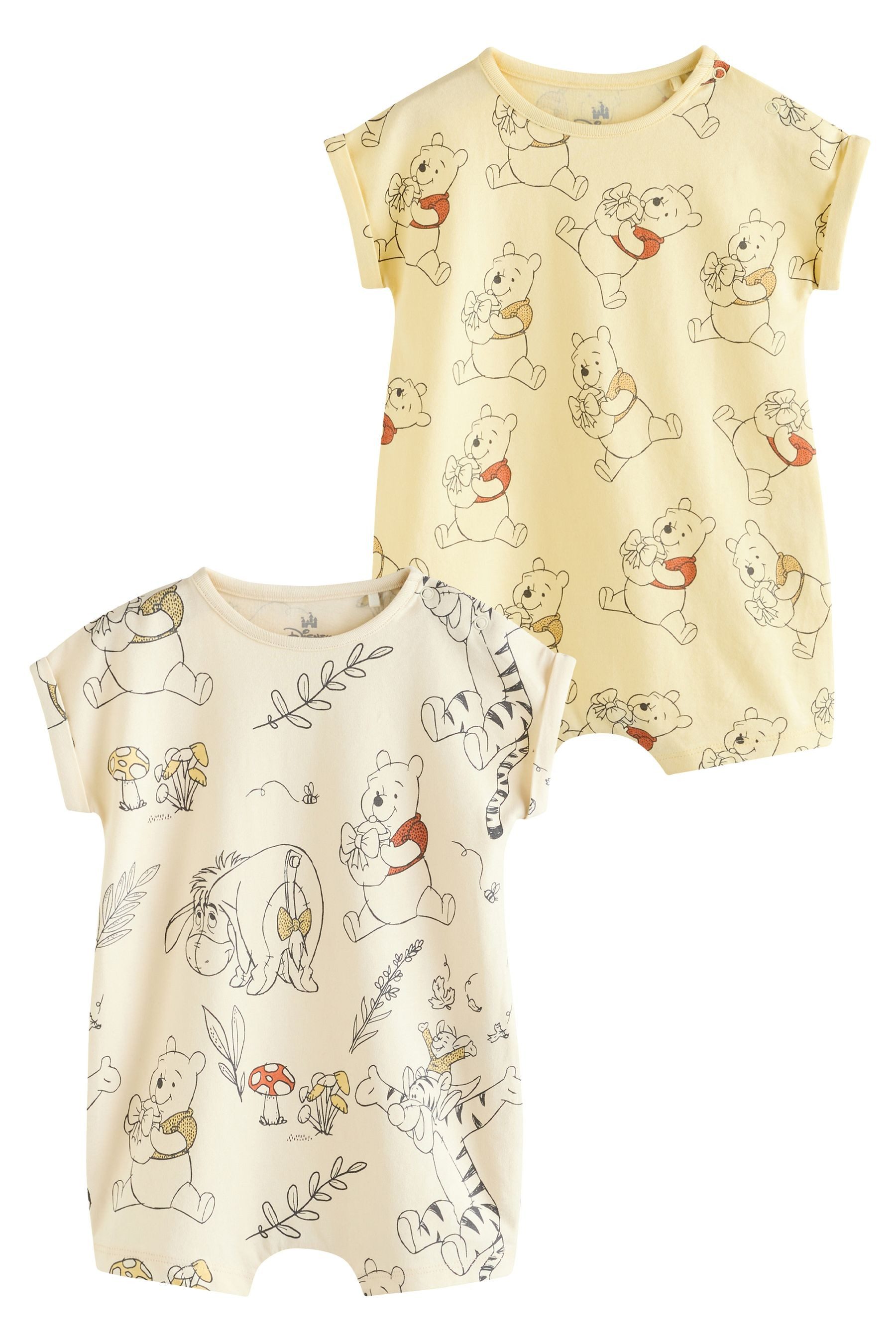 Next Strampler 2er-Pack Baby-Strampler, Winnie The Pooh (2-tlg)