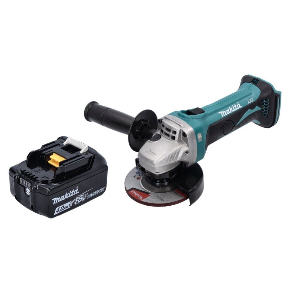 Makita Winkelschleifer DGA 452 M1 Akku Winkelschleifer 18 V 115 mm + 1x Akku 4,0 Ah - ohne L