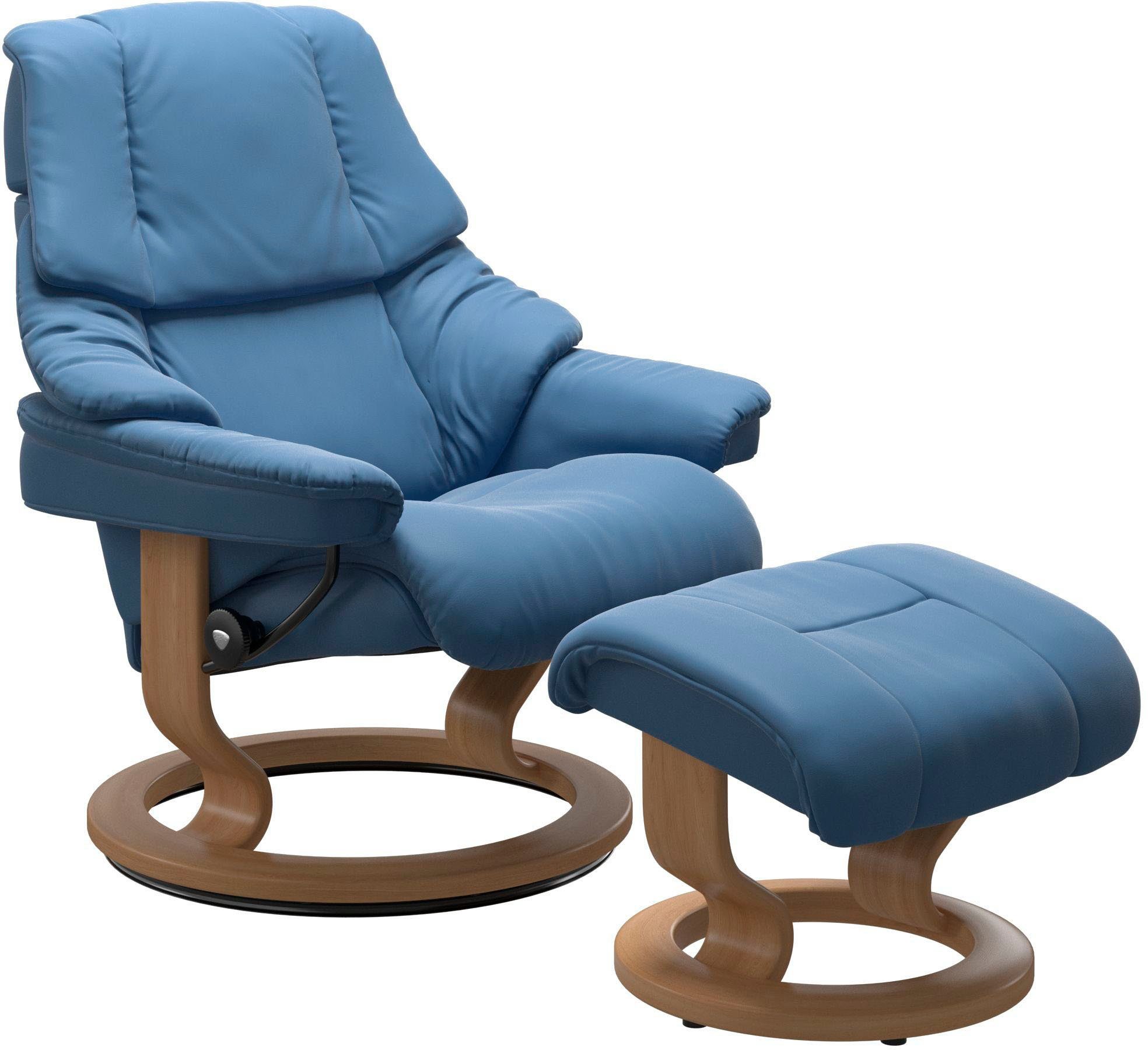 Stressless® Fußhocker Reno, mit Classic Base, Gestell Eiche