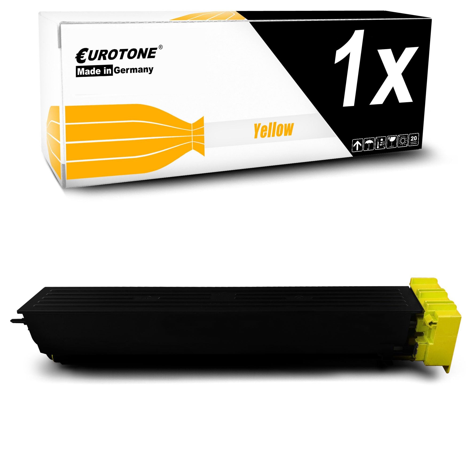 Eurotone Tonerkartusche TN613, TN613Y, (Einzelpack, 1-St., Lieferumfang: 1er-Pack in Gelb Toner in Gelb), Eurotone Toner TN613, TN613Y, 1er-Pack in Gelb, Gelb