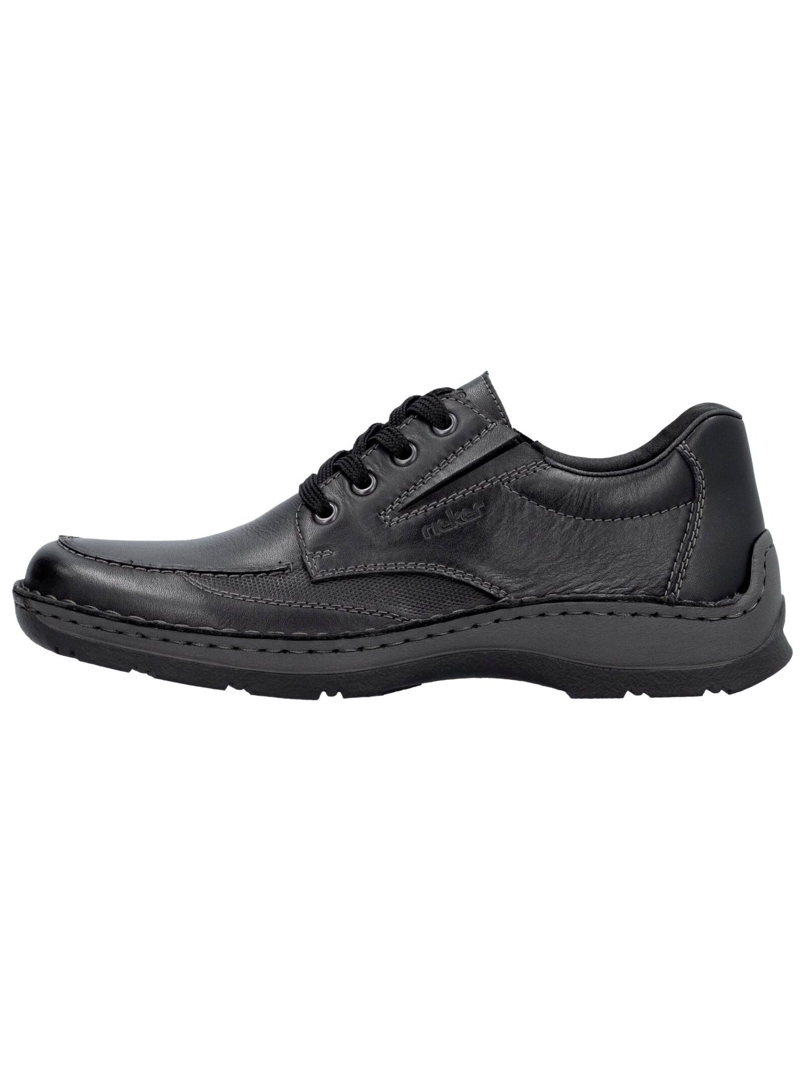 Rieker Halbschuhe Glattleder Schnürschuh günstig online kaufen