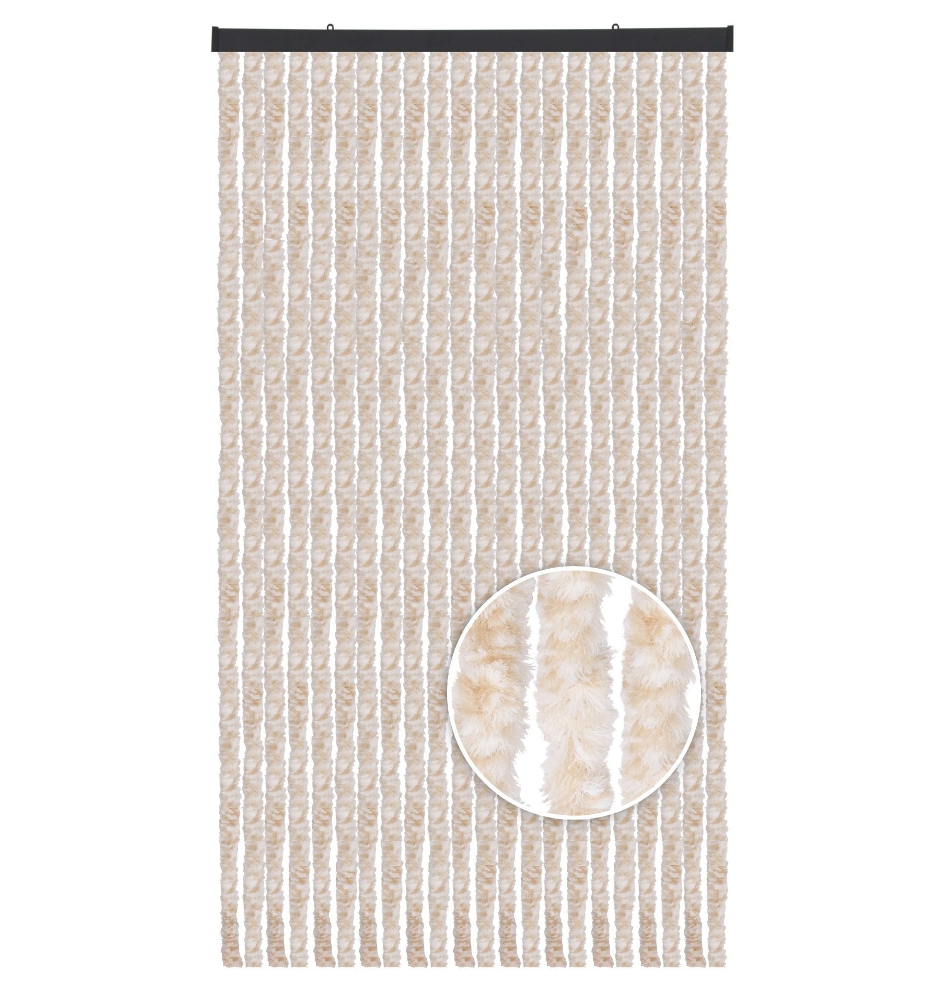 Arsvita Türvorhang Flauschvorhang 90cm x 200cm (1 St), Ösen, blickdicht, In günstig online kaufen