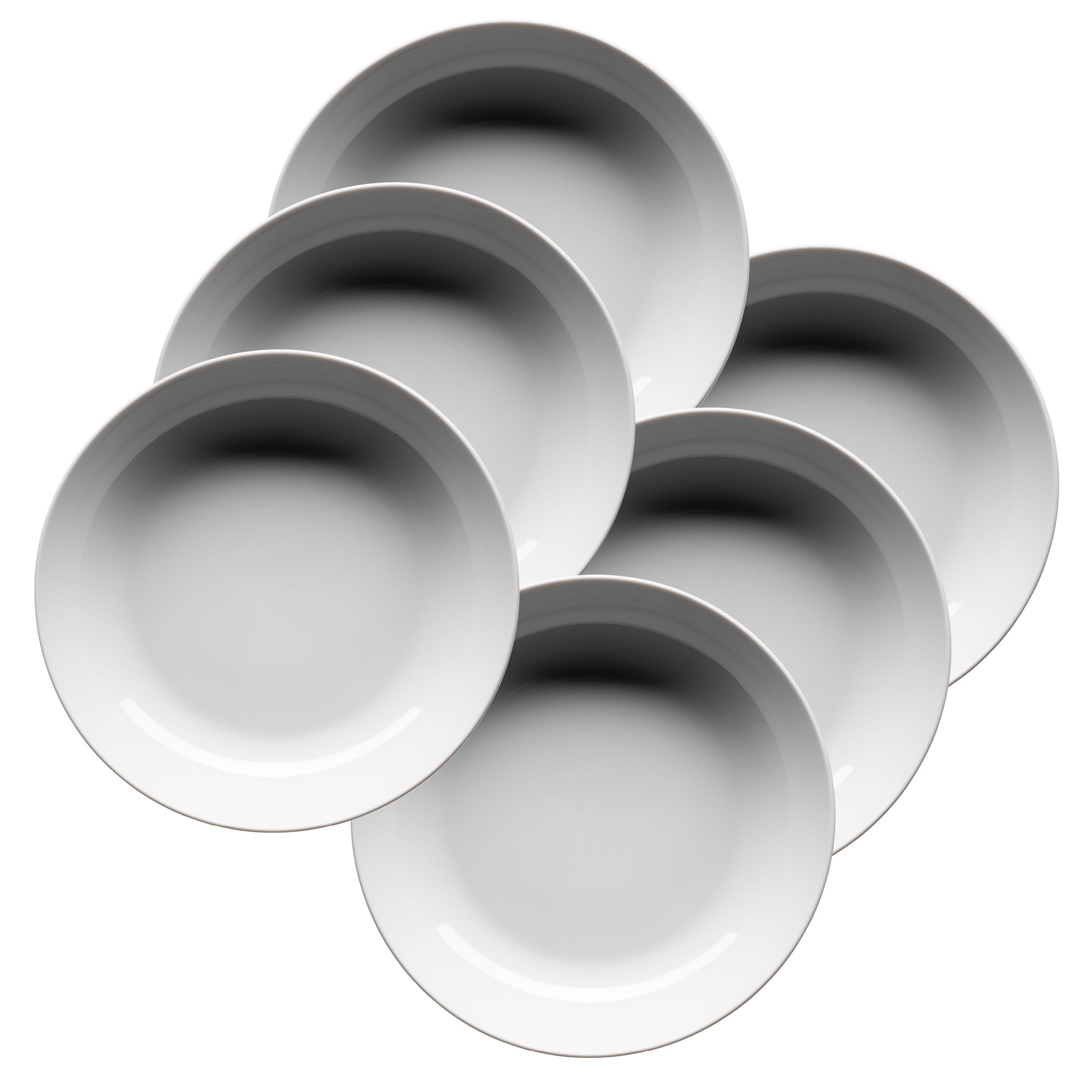 MÄSER Teller-Set Barca (6-tlg), 6 Personen, Porzellan