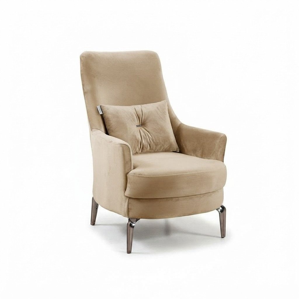 JVmoebel Sessel Polstersessel mit hoher Rückenlehne und weicher Polsterung (Sessel), Made in Europa