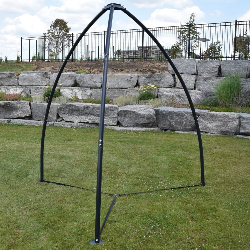 Vivere Einzelschaukel Aufhängegestell Tripod, Robuste Konstruktion aus pulverbeschichtetem Stahl