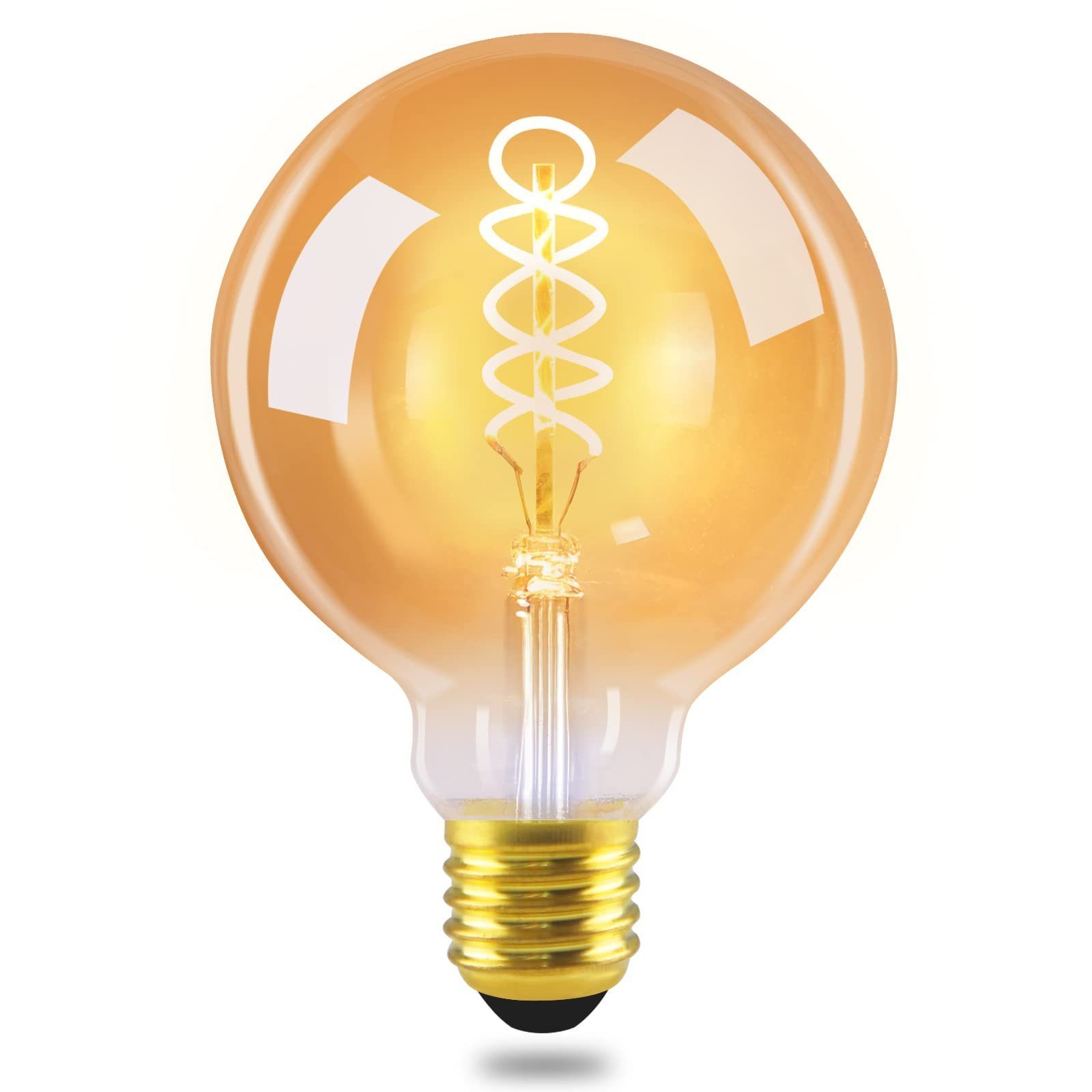 Nettlife LED-Leuchtmittel E27 Glühbirne G95 Vintage günstig online kaufen