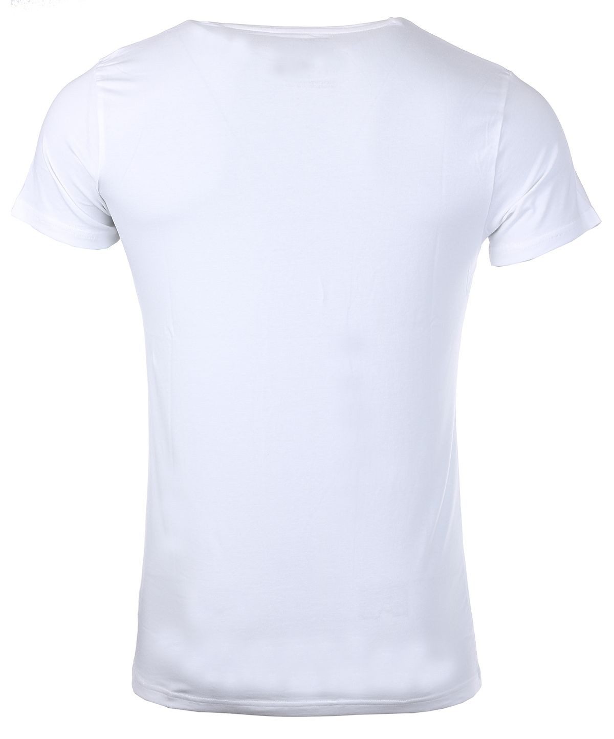 Young & Rich T-Shirt Herren Uni Basic rundhals Ausschnitt Unterziehshirt 1701 3er Pack (3er-Pack, 3-tlg., 3er-Pack) Rundhalsauschnitt unifarben kurzarm regular fit