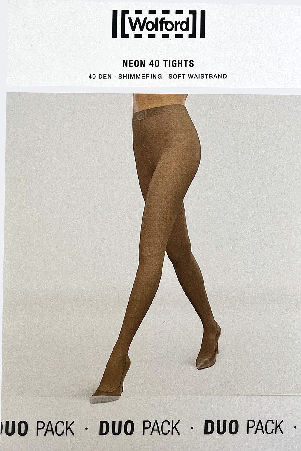 Wolford Feinstrumpfhose Neon 40 Tights Duo-Set 40 DEN (Packung 2 St. 2er-Pa günstig online kaufen